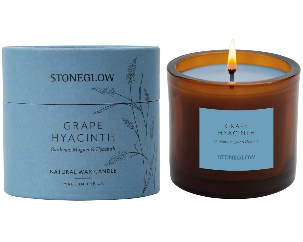 Stoneglow Duftkerze Grape Hyacinth 200 g
