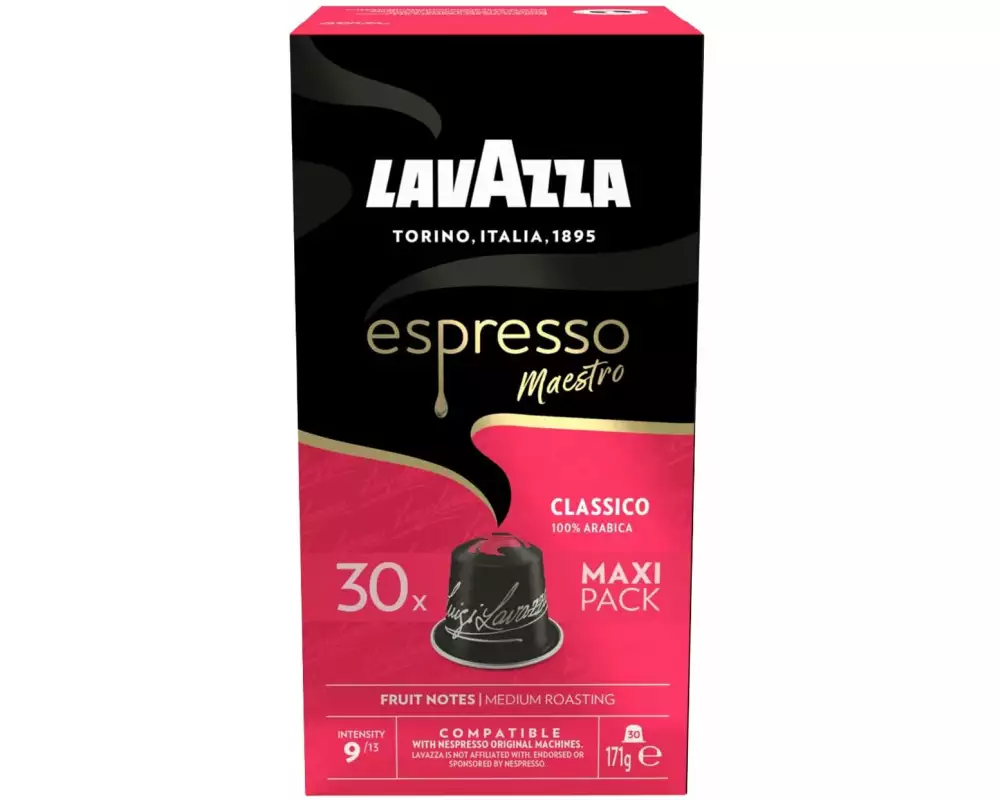 Lavazza Kaffeekapseln Espresso Classico Kaffee 30 Stück