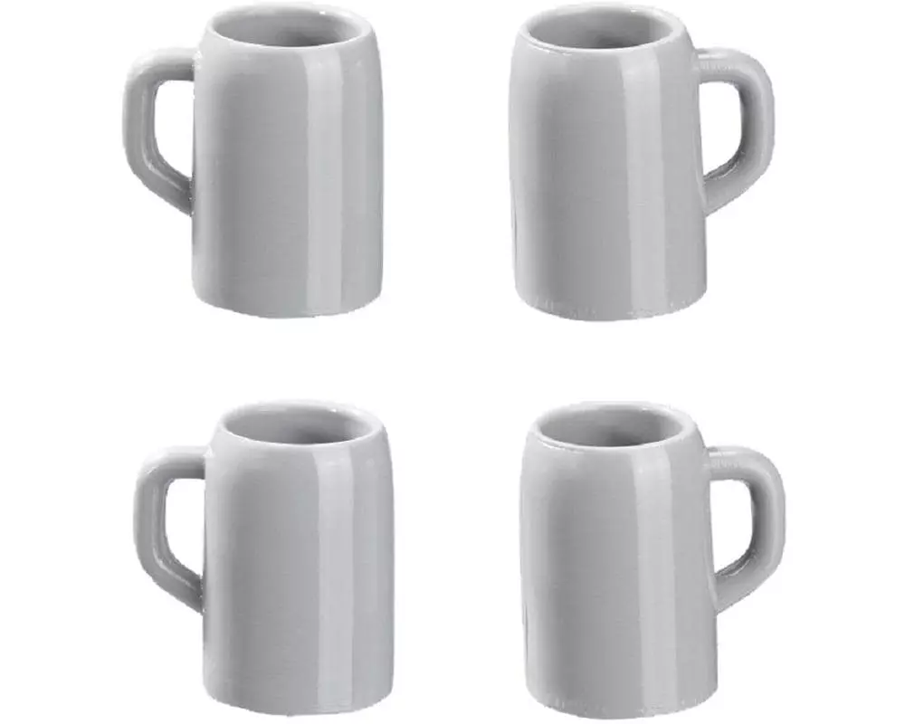 HobbyFun Mini-Utensilien Masskrug 12 x 17 mm, Grau