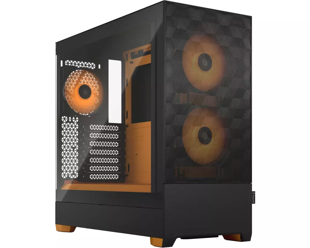 Fractal Design PC-Gehäuse Pop Air RGB TG Orange