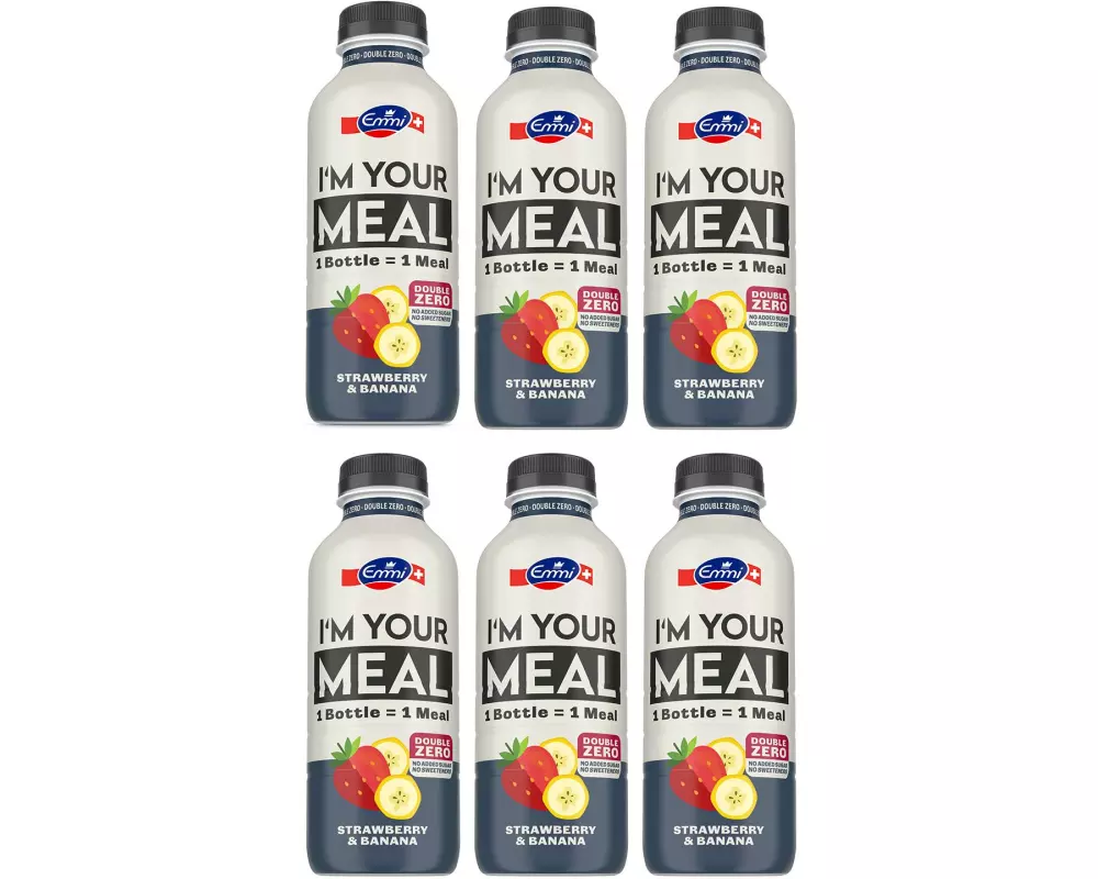 Emmi Trinkmahlzeit Double Zero Erdbeere Banane 6 x 500 ml