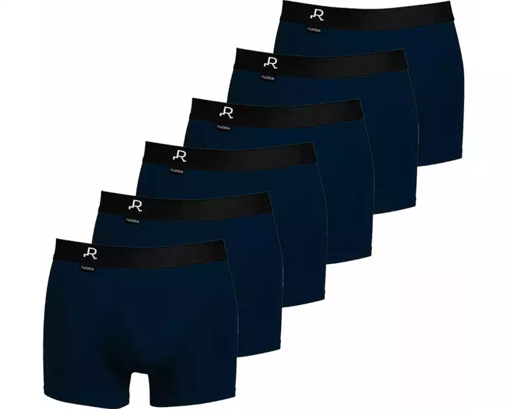 FLIZZER Unterhosen Trunk Der Diplomat 6er Pack Dunkelblau, XL