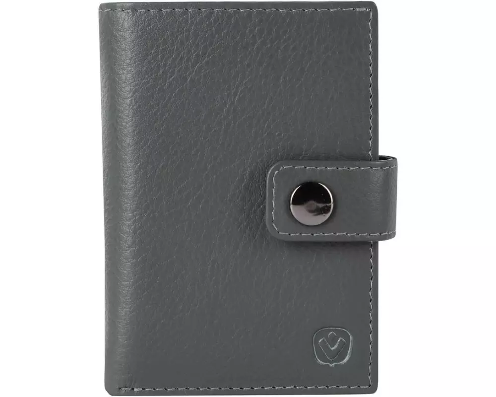 Valenta CardWallet Leather MagSafe Luxe Grey