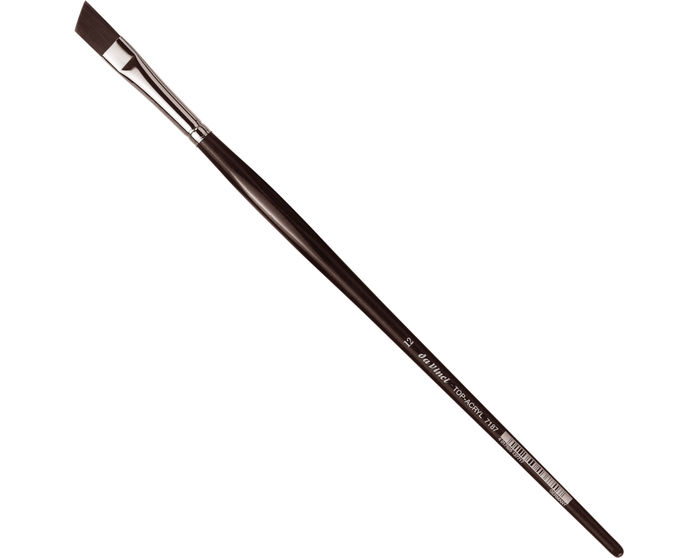 DA VINCI Schrägpinsel Top Acryl VA-7187_12 Grösse 12, Synthetik