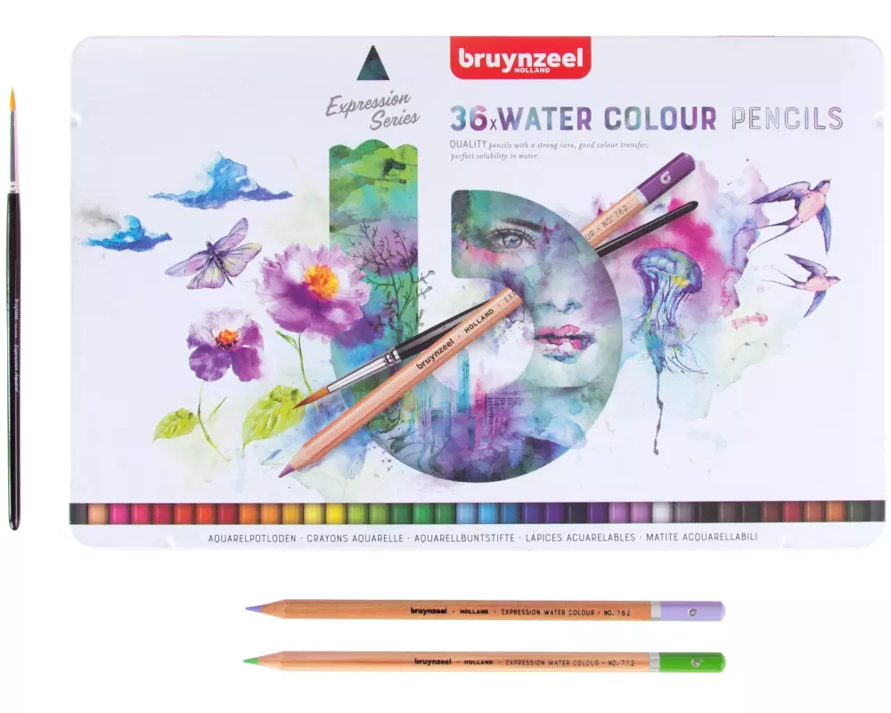 Bruynzeel Farbstifte Expression Watercolour 36 Stück