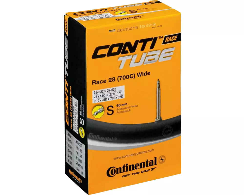 Continental Fahrradschlauch Race Sclaverand/Presta 28 "