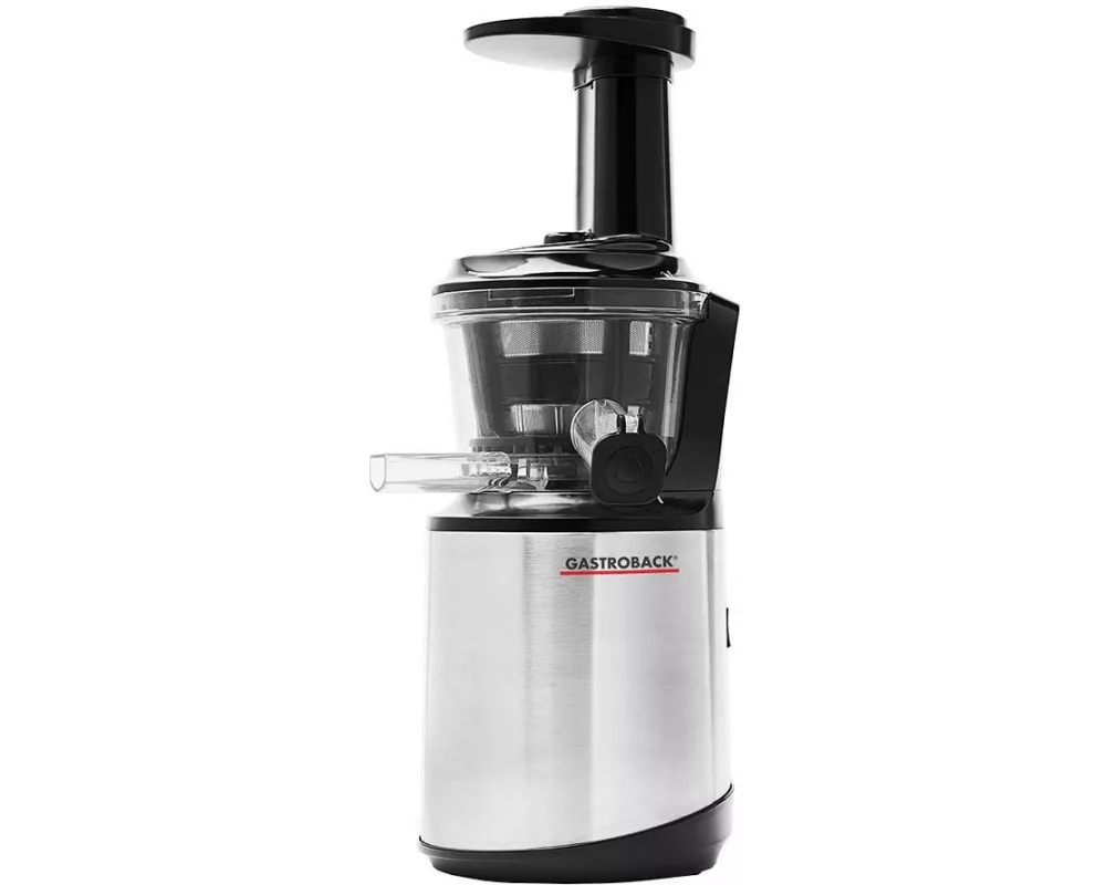 Gastroback Slow Juicer Advanced vital Schwarz/Silber