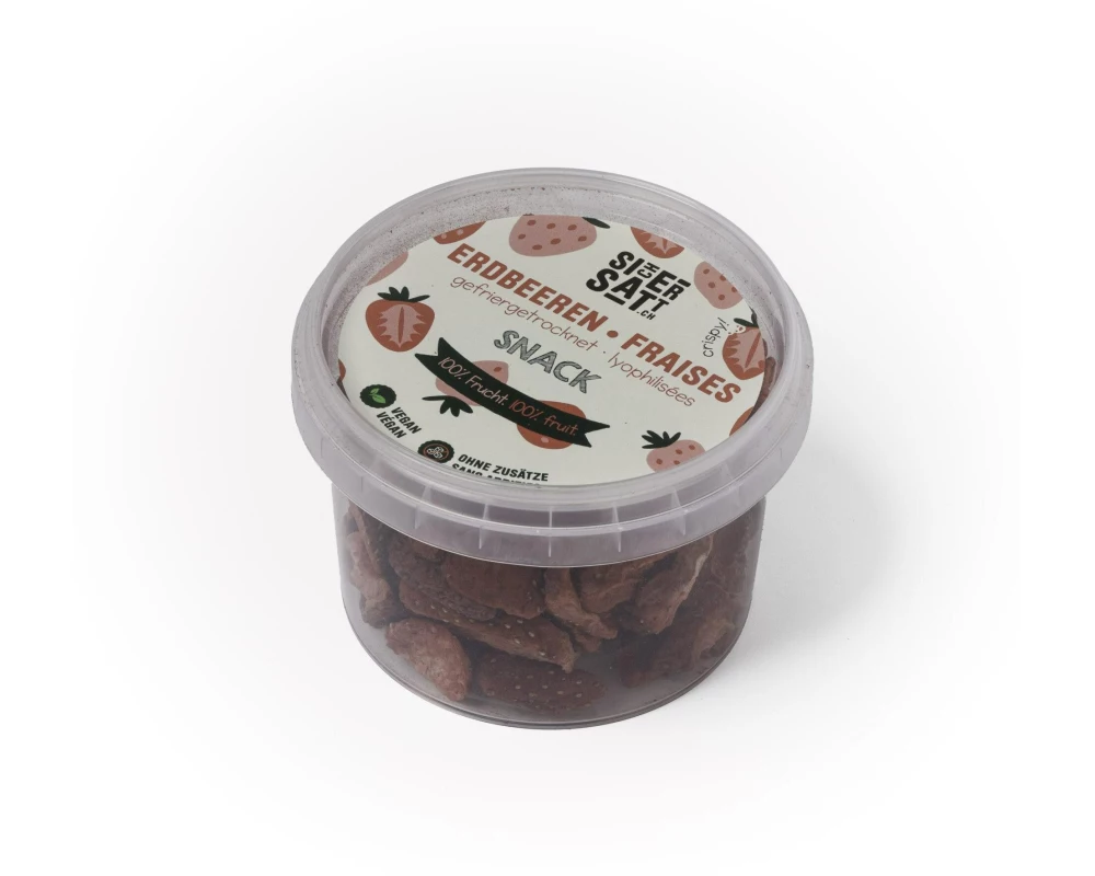 SicherSatt Erdbeeren Snack gefriergetrocknet 30 g