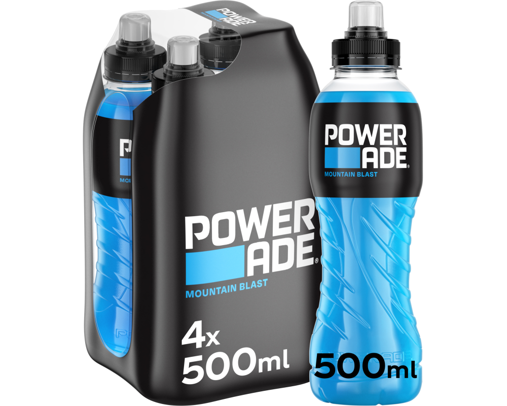POWERADE Mountain Blast, Pet 129400000243 50 cl, 4 Stk.
