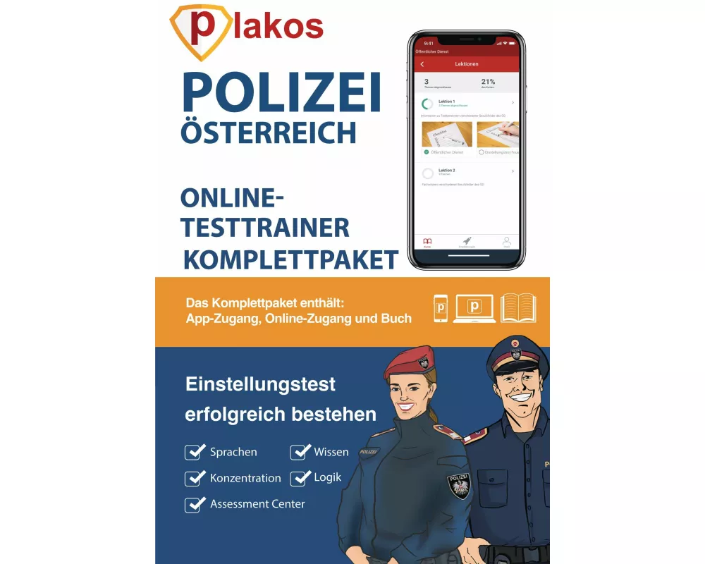 Polizei Österreich Einstellungstest Komplettpaket