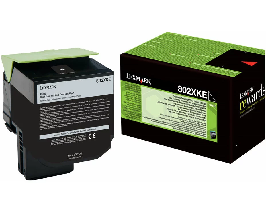 Lexmark 802XKE Toner black Std Capacity 8.000 pages corporate