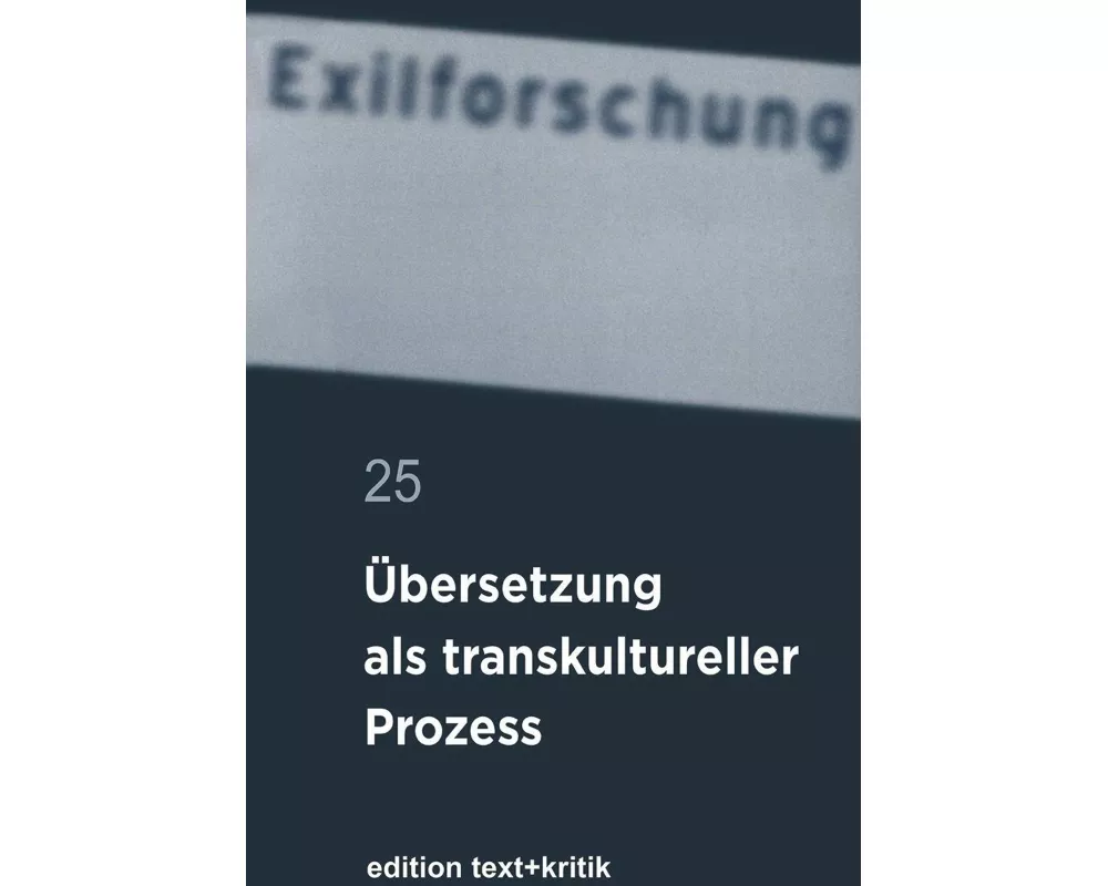 Übersetzung als transkultureller Prozess