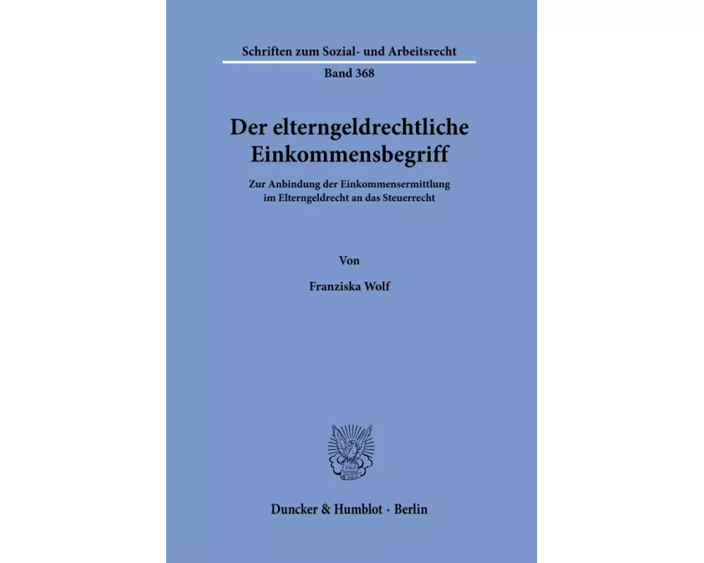 Der elterngeldrechtliche Einkommensbegriff