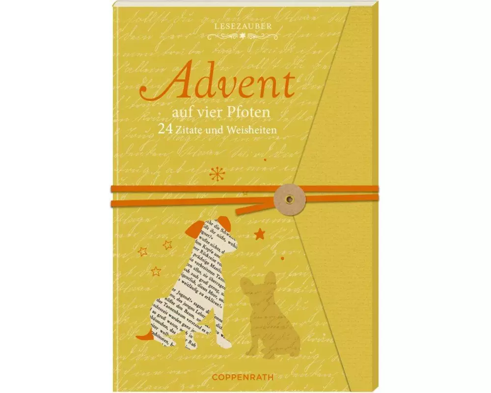 Brief-Adventskalenderbuch – Advent auf vier Pfoten
