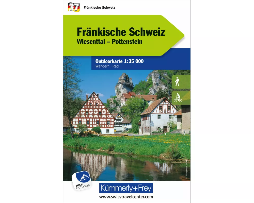 Kümmerly+Frey Outdoorkarte Deutschland 37 Fränkische Schweiz 1:35.000