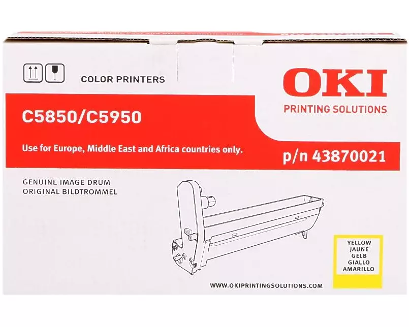 OKI Trommel 43870021 Yellow