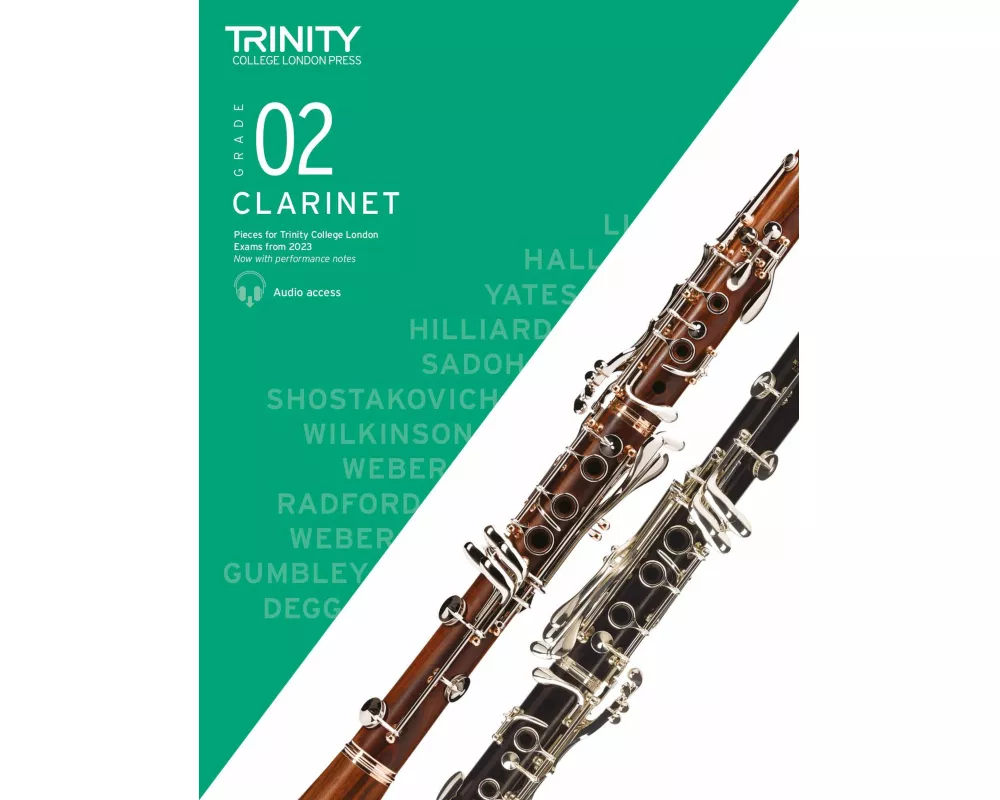 Trinity College London Clarinet Exam Pieces from 2023: Grade 2