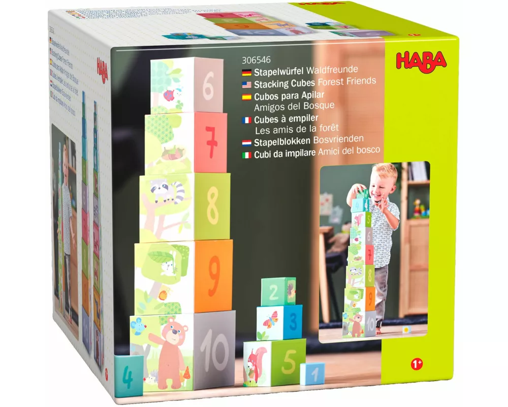 Stapelwürfel Waldfreunde