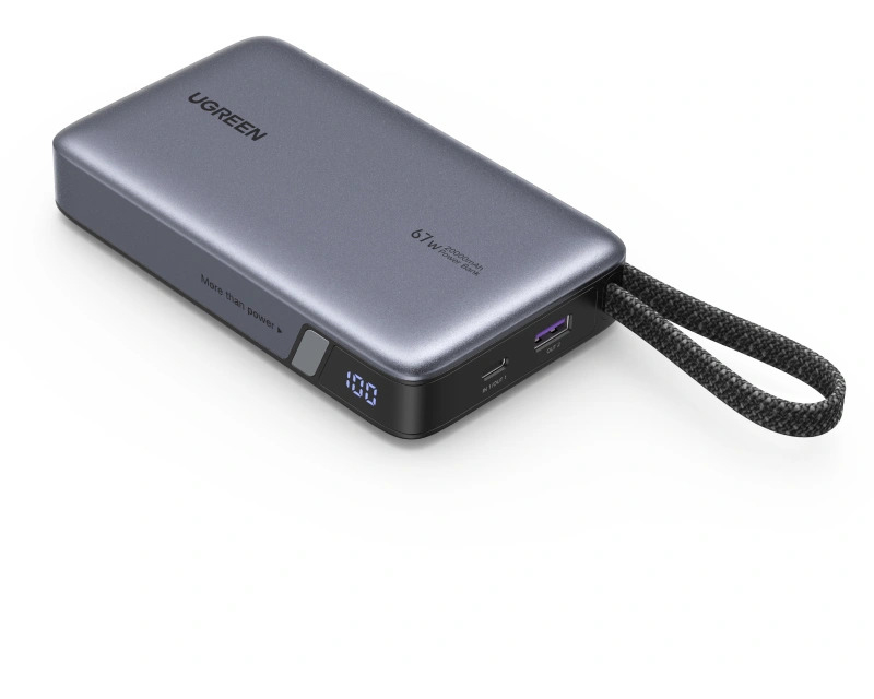 UGREEN Powerbank 20000mAh 67W 55996B Built-in Cable
