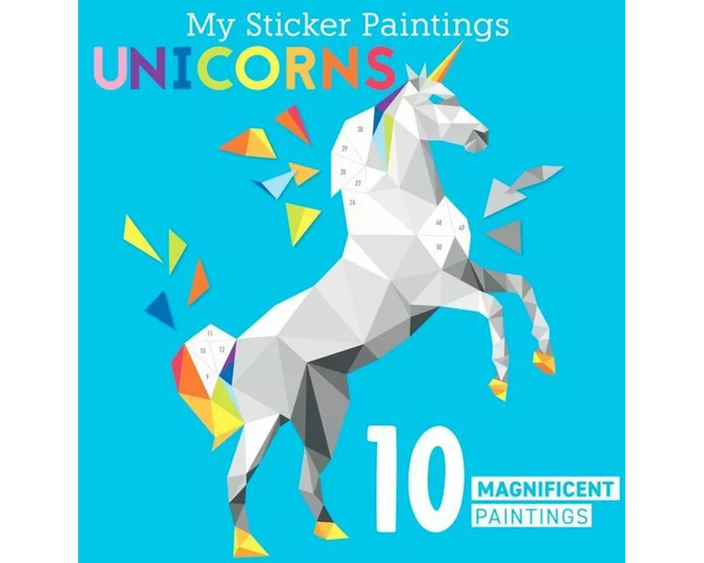 My Sticker Paintings: Unicorns