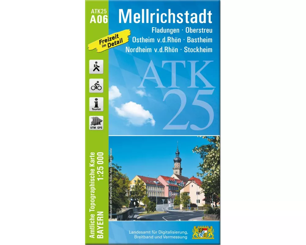 ATK25-A06 Mellrichstadt (Amtliche Topographische Karte 1:25000)