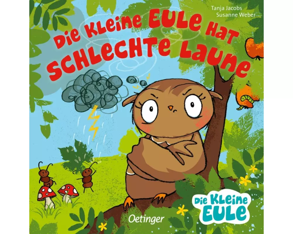 Die kleine Eule hat schlechte Laune