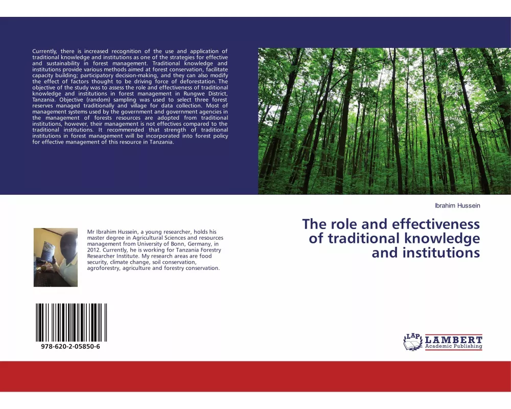 The role and effectiveness of traditional knowledge and institutions