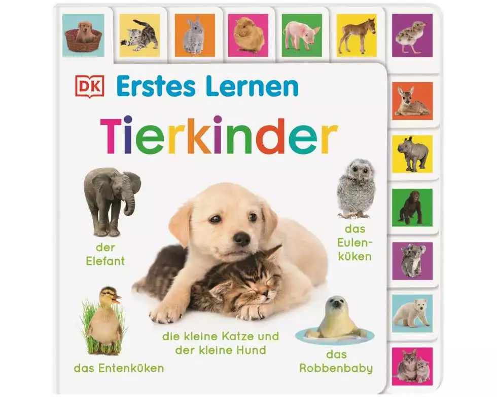 Erstes Lernen. Tierkinder