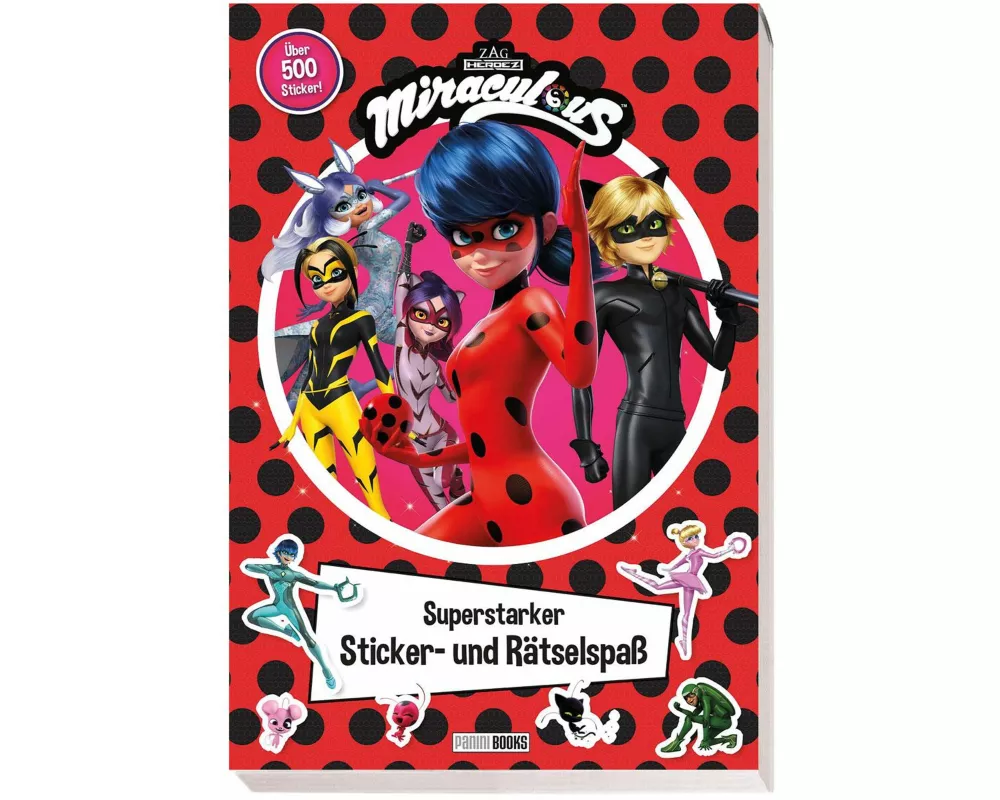 Miraculous: Superstarker Sticker- und Rätselspaß