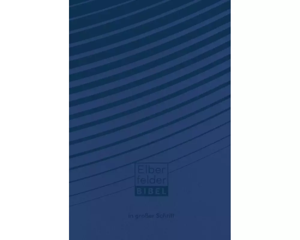 Elberfelder Bibel in großer Schrift, Kunstleder