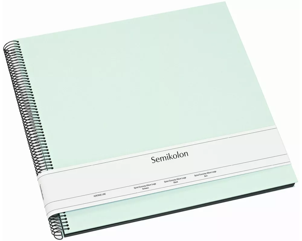 Spiral Economy Album Large black moss