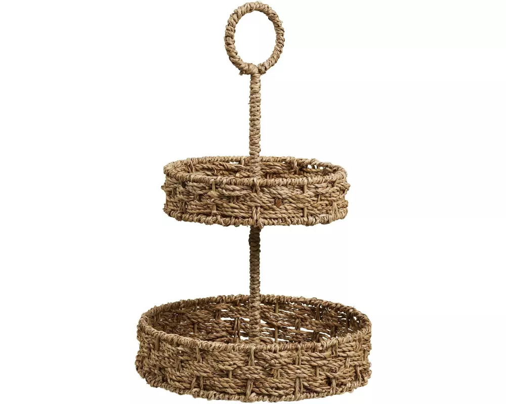 House Nordic Etagere Rifbjerg, 25 cm, Seegras Natur