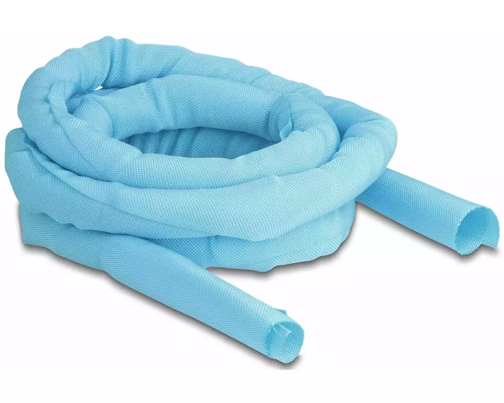 Delock Kabelschlauch selbstschliessend 2 m x 25 mm Blau