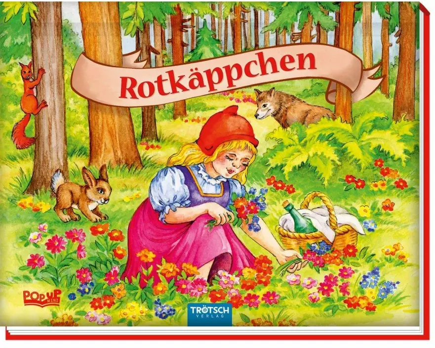 Trötsch Märchenbuch Pop-up-Buch Rotkäppchen