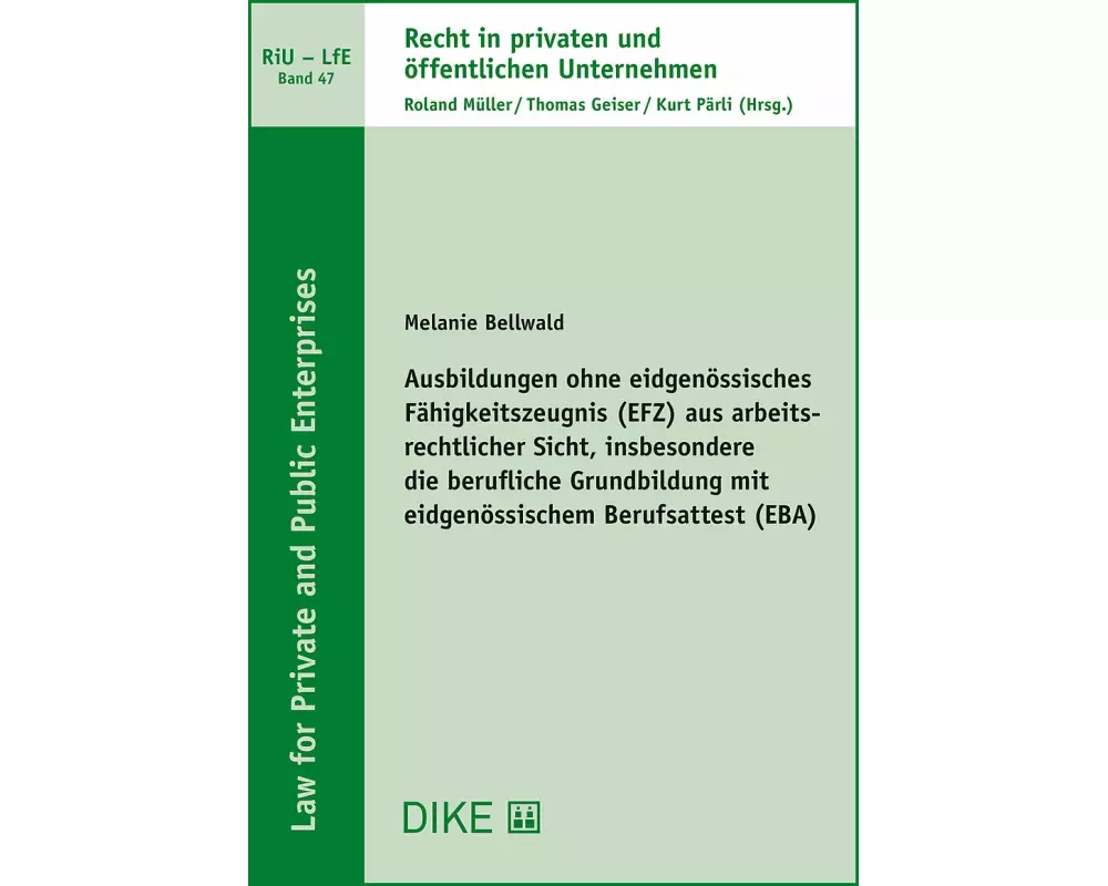 Ausbildungen ohne eidgenössisches Fähigkeitszeugnis (EFZ)