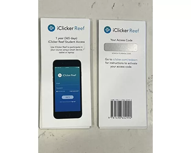 Iclicker Student Mobile (Twelve Months Access; Standalone)