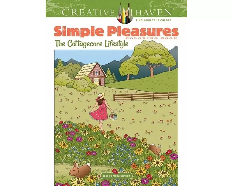 Creative Haven Simple Pleasures Coloring Book