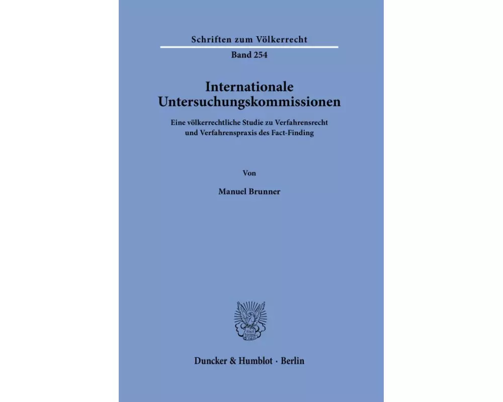 Internationale Untersuchungskommissionen