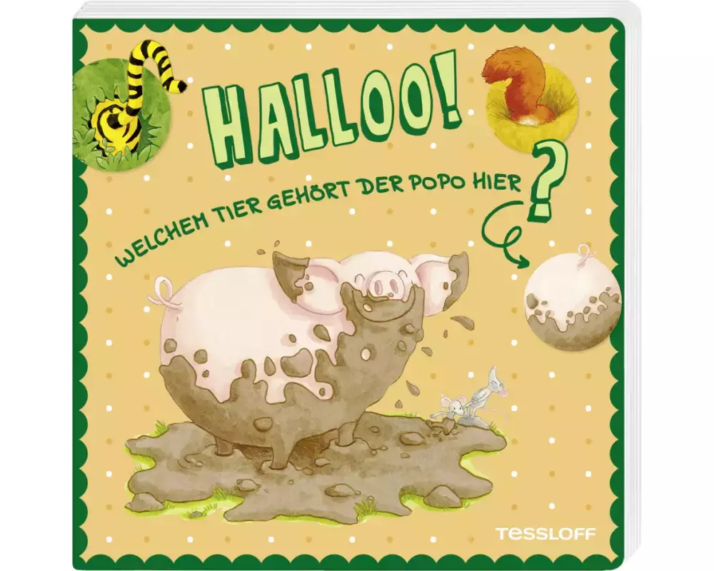 Halloo! Welchem Tier gehört der Popo hier?