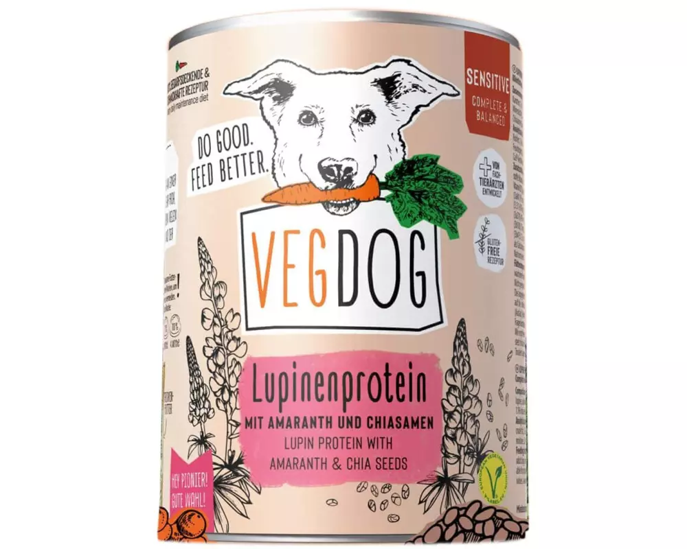 Vegdog Nassfutter Sensitive Lupinenprotein 400 g