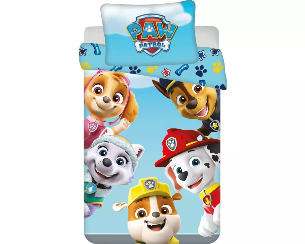 Jerry Fabrics Kinderbettwäsche Paw Patrol PP327 100 x 135 cm + 40 x 60 cm