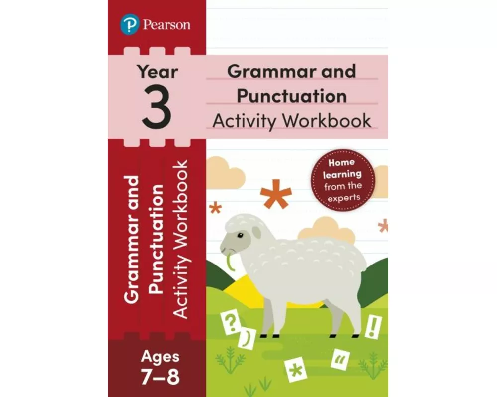 Pearson Learn at Home Grammar & Punctuation Activity Workbook Year 3