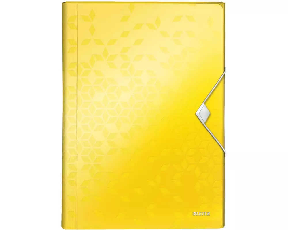 Leitz Gummibandmappe WOW A4 PP Gelb