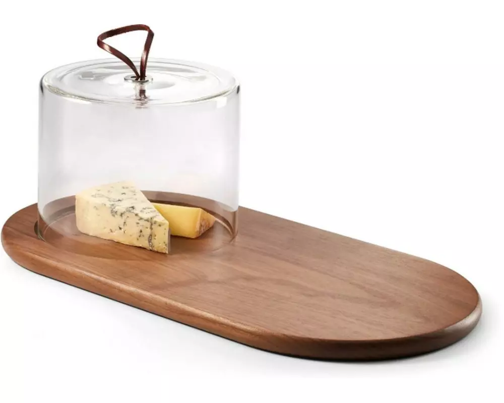 Philippi Käseglocke Walnuss 40 x 21 x 12 cm