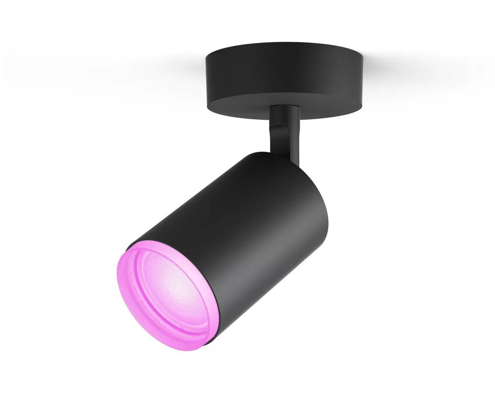 Philips Hue White & Color Ambiance Fugato 1er-Spot Schwarz