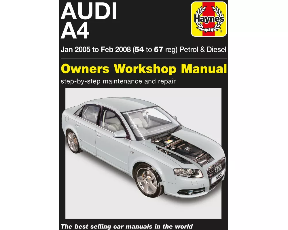 Audi A4 Petrol & Diesel (Jan 05 to Feb 08) Haynes Repair Manual