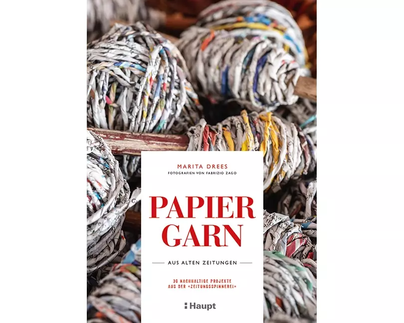 Papiergarn aus alten Zeitungen
