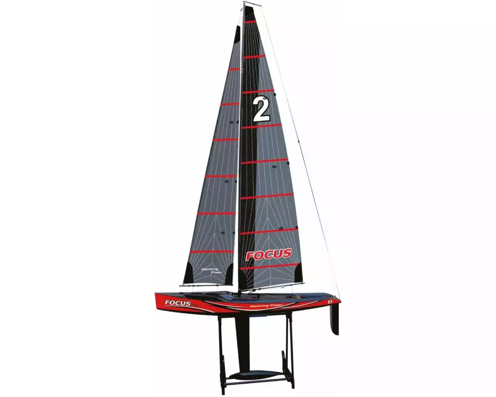 Amewi Segel-Yacht Focus III Racing 1000 mm, Rot, RTR