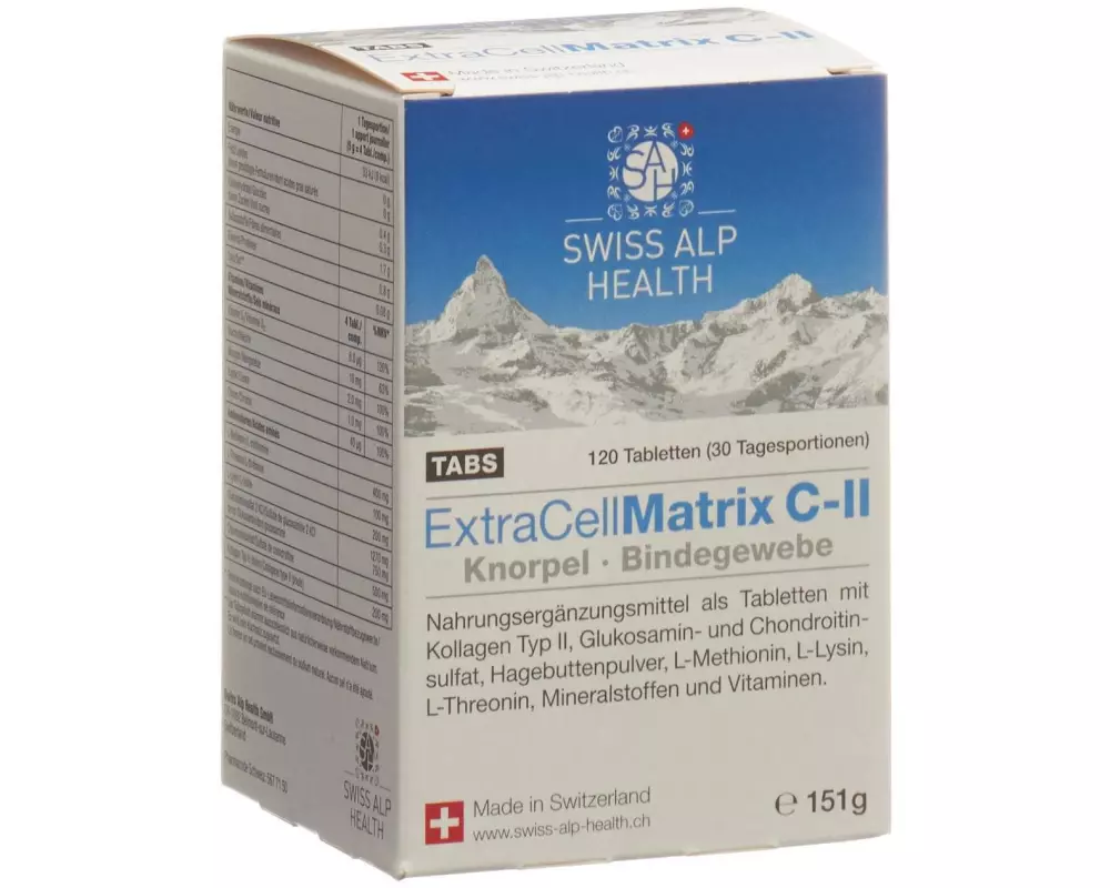 Swiss Alp Health ExtraCellMatrix C-II 120 Tabletten