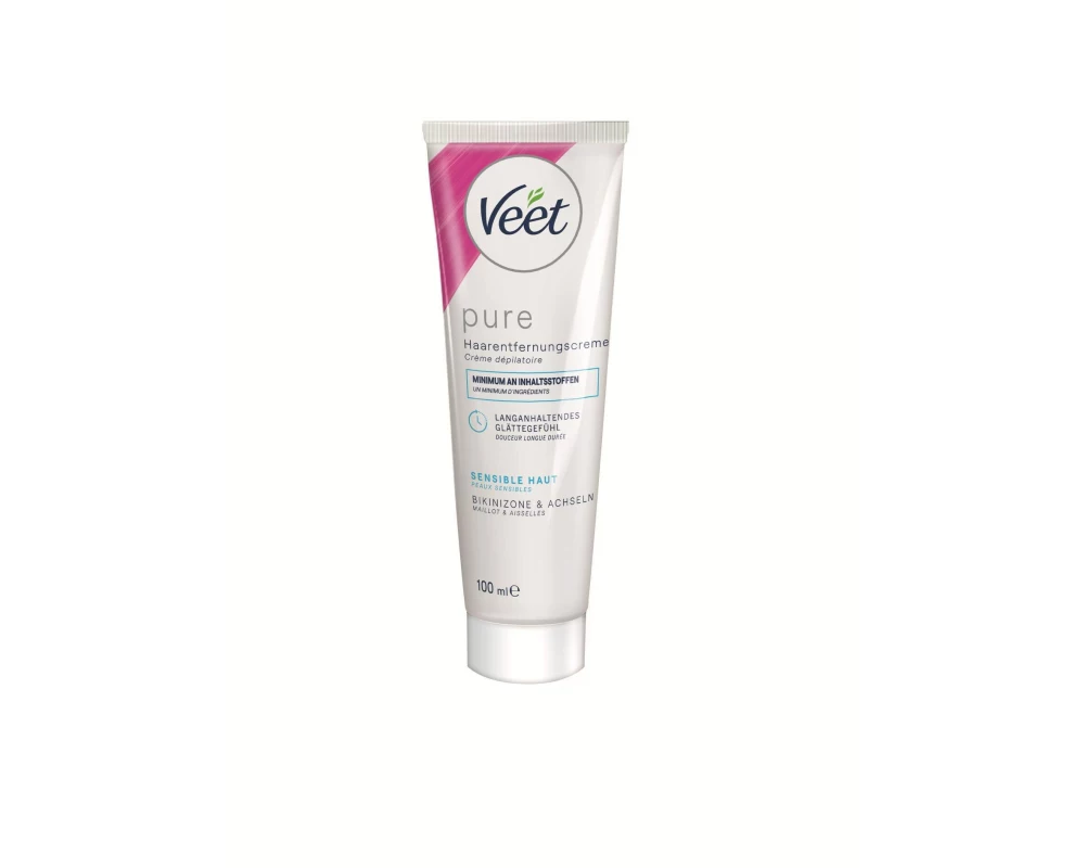 Veet Pure Haarentfernungs-Creme Bikini und Achseln 100 ml